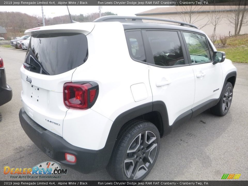 2019 Jeep Renegade Limited 4x4 Alpine White / Black Photo #5