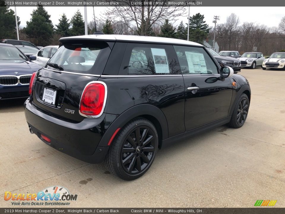2019 Mini Hardtop Cooper 2 Door Midnight Black / Carbon Black Photo #2
