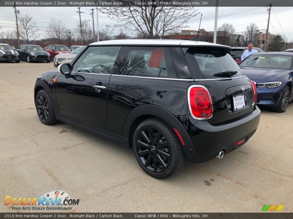2019 Mini Hardtop Cooper 2 Door Midnight Black / Carbon Black Photo #3
