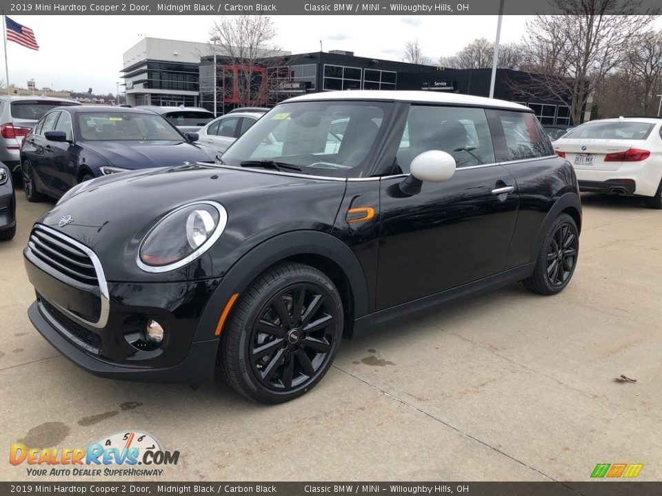 2019 Mini Hardtop Cooper 2 Door Midnight Black / Carbon Black Photo #4