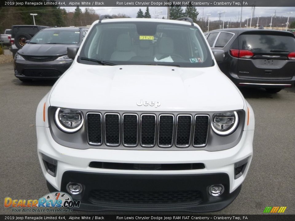 2019 Jeep Renegade Limited 4x4 Alpine White / Black Photo #8