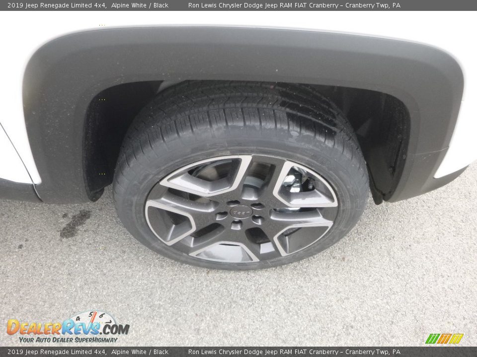 2019 Jeep Renegade Limited 4x4 Alpine White / Black Photo #9