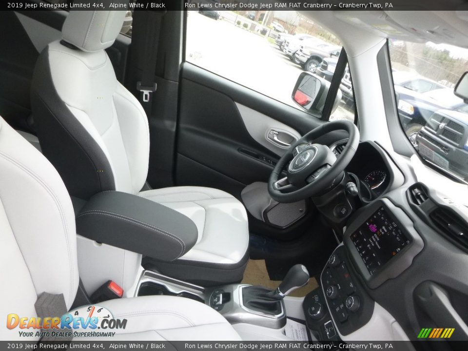 2019 Jeep Renegade Limited 4x4 Alpine White / Black Photo #10