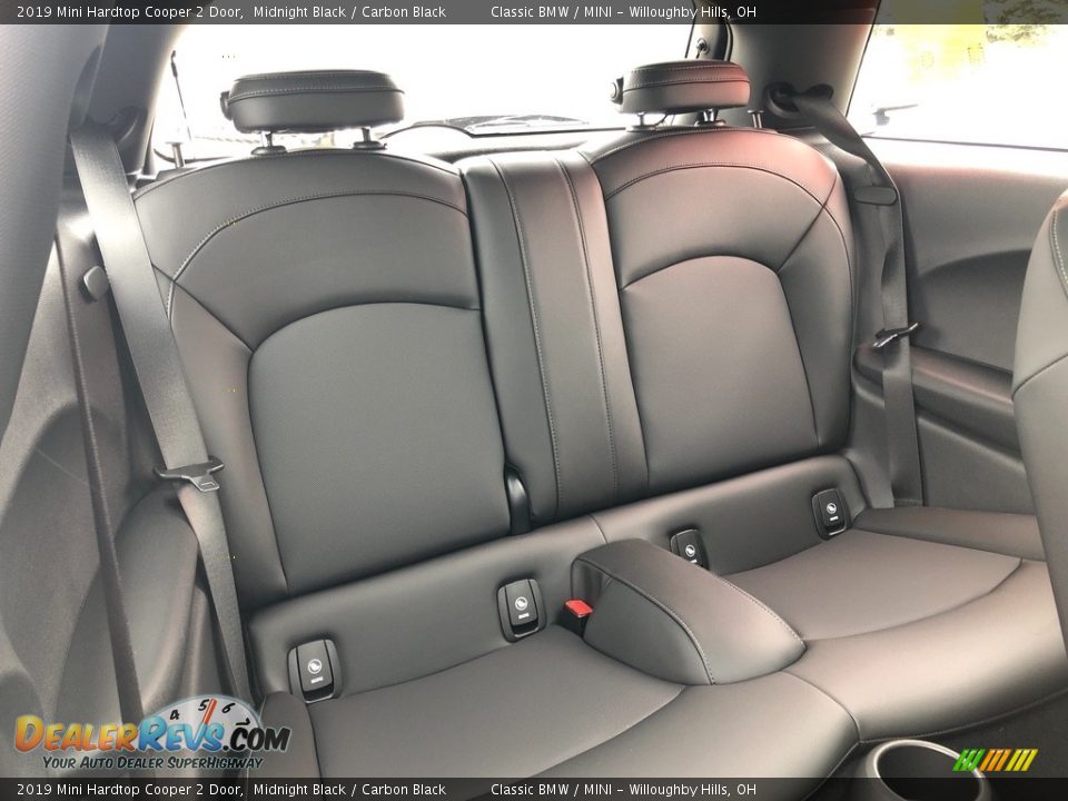 2019 Mini Hardtop Cooper 2 Door Midnight Black / Carbon Black Photo #7