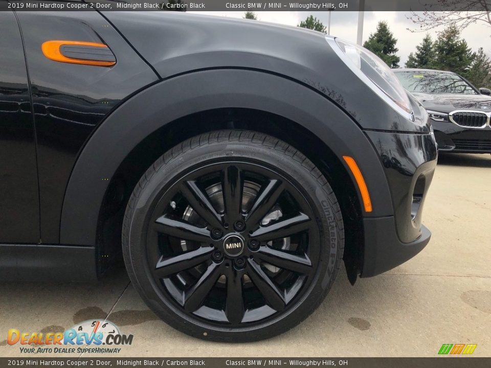 2019 Mini Hardtop Cooper 2 Door Midnight Black / Carbon Black Photo #8