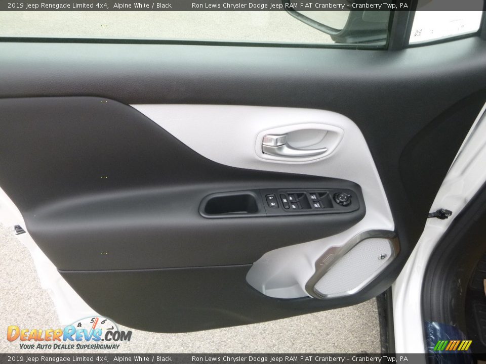 2019 Jeep Renegade Limited 4x4 Alpine White / Black Photo #15