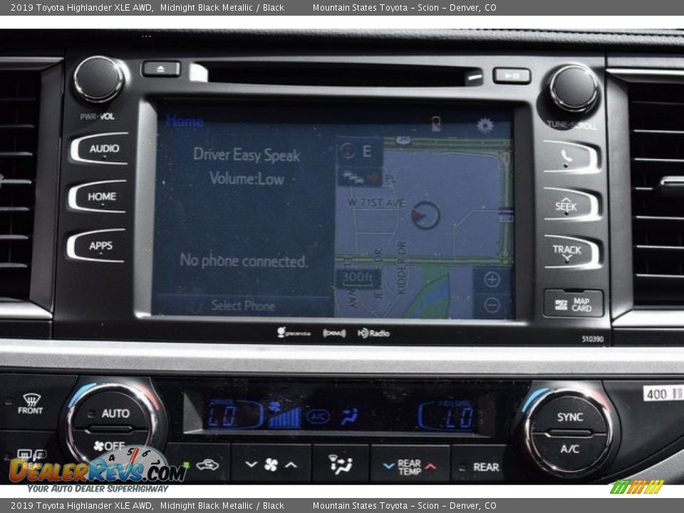 2019 Toyota Highlander XLE AWD Midnight Black Metallic / Black Photo #9