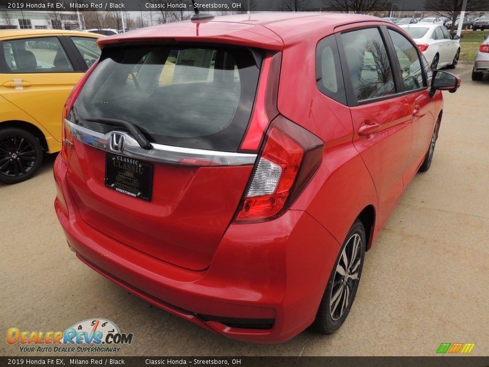 2019 Honda Fit EX Milano Red / Black Photo #4