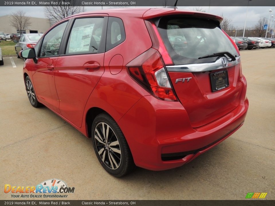 2019 Honda Fit EX Milano Red / Black Photo #5
