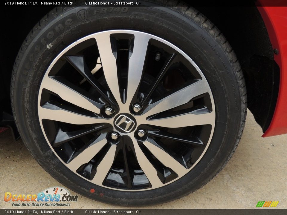 2019 Honda Fit EX Milano Red / Black Photo #6