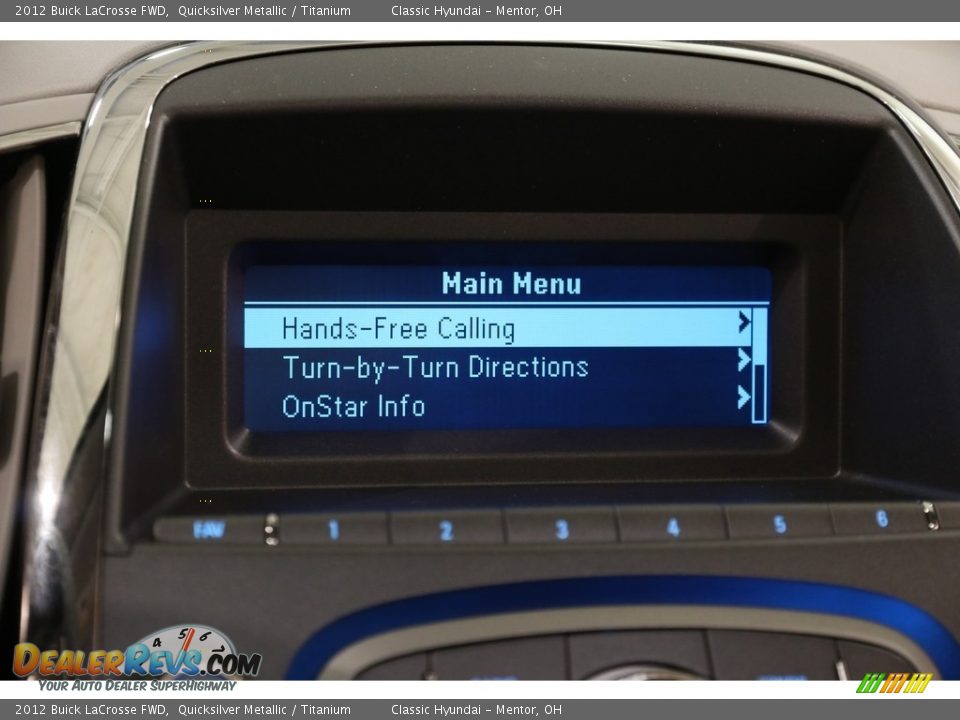 2012 Buick LaCrosse FWD Quicksilver Metallic / Titanium Photo #10