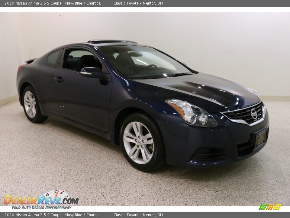 2010 Nissan Altima 2.5 S Coupe Navy Blue / Charcoal Photo #1