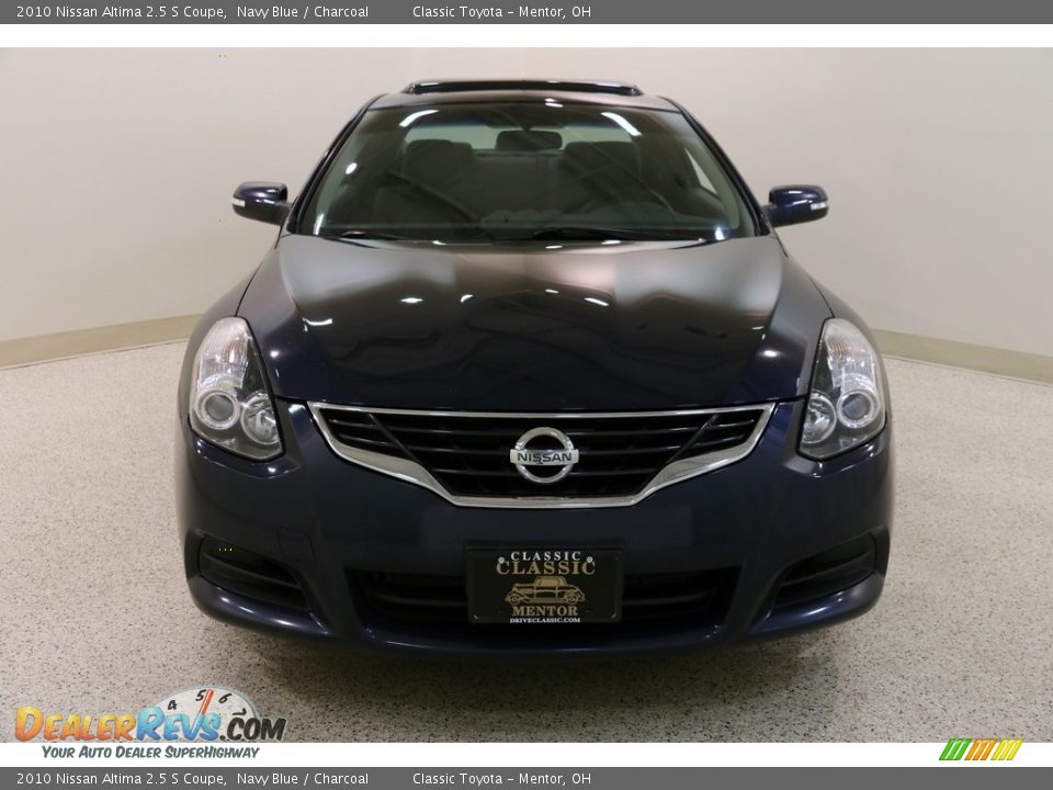 2010 Nissan Altima 2.5 S Coupe Navy Blue / Charcoal Photo #2