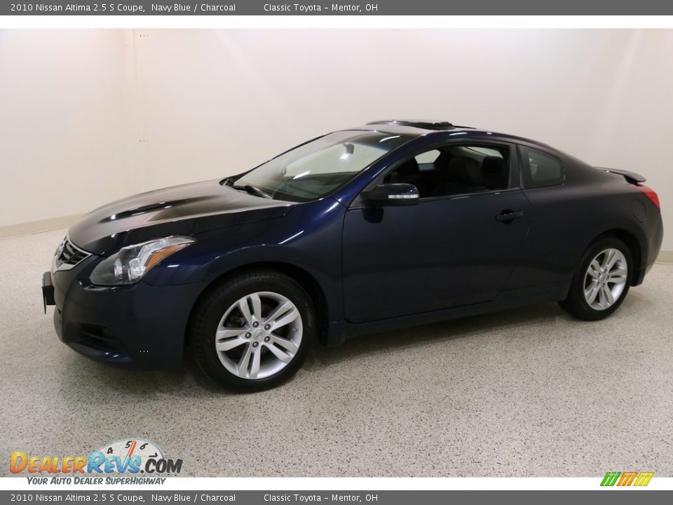 2010 Nissan Altima 2.5 S Coupe Navy Blue / Charcoal Photo #3
