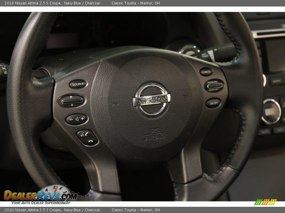 2010 Nissan Altima 2.5 S Coupe Navy Blue / Charcoal Photo #6