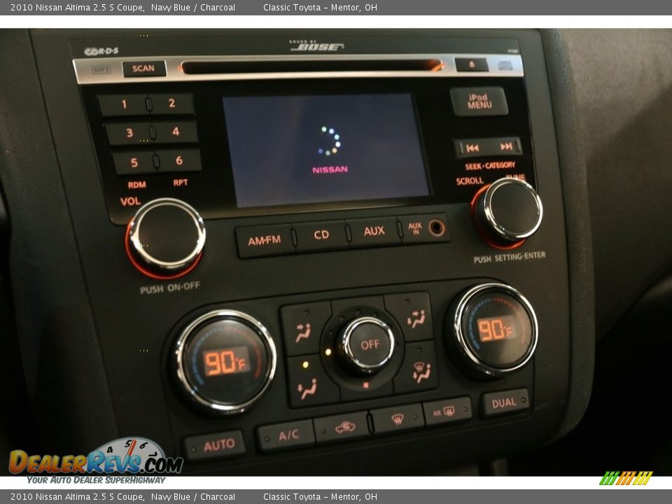 2010 Nissan Altima 2.5 S Coupe Navy Blue / Charcoal Photo #8