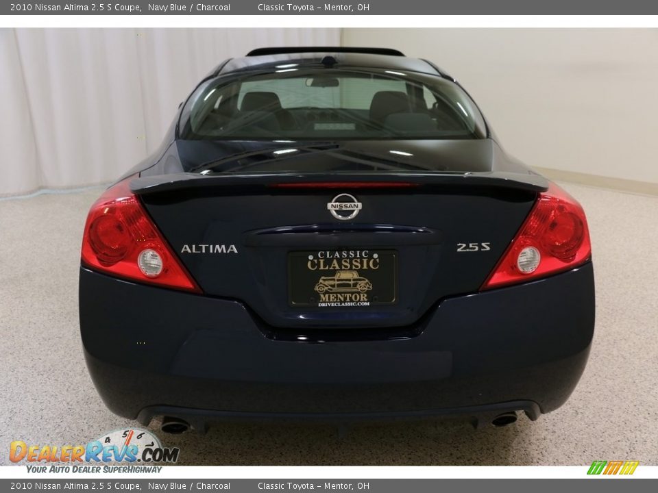 2010 Nissan Altima 2.5 S Coupe Navy Blue / Charcoal Photo #18