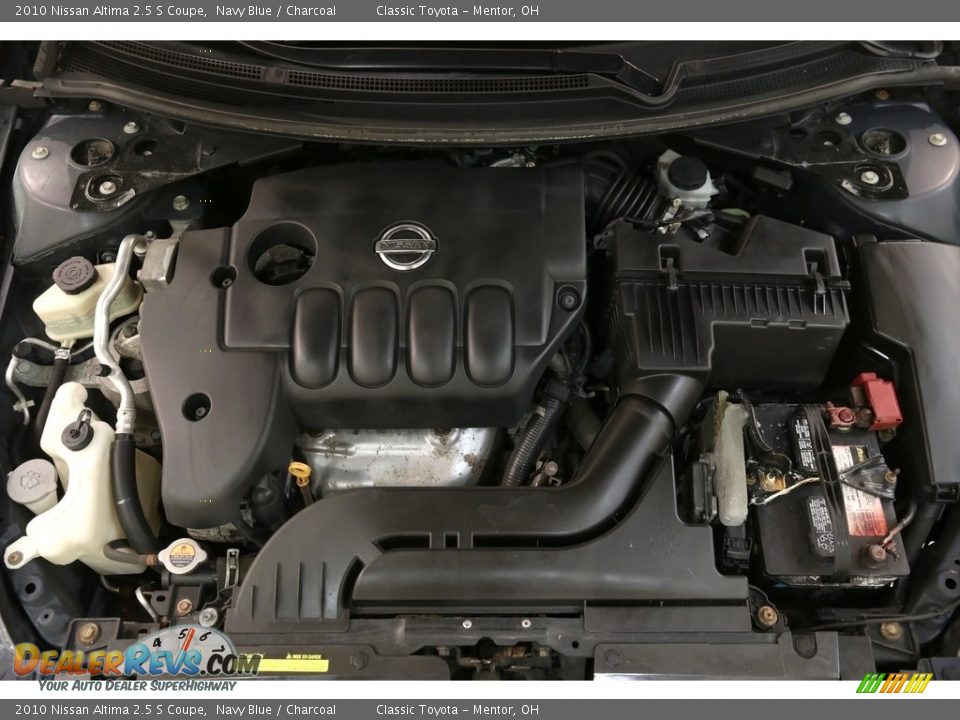 2010 Nissan Altima 2.5 S Coupe Navy Blue / Charcoal Photo #19