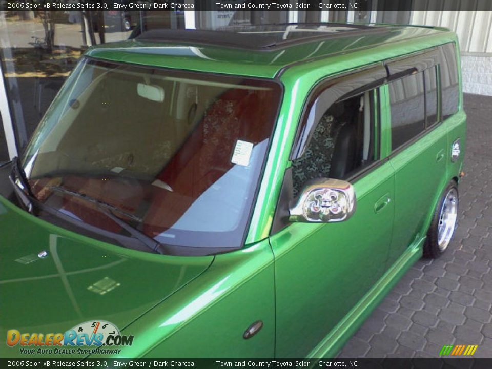 2006 Scion xB Release Series 3.0 Envy Green / Dark Charcoal Photo #26