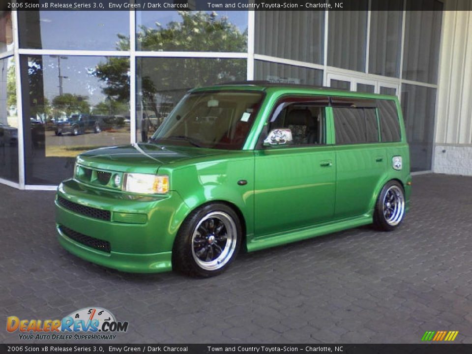 2006 Scion xB Release Series 3.0 Envy Green / Dark Charcoal Photo #35