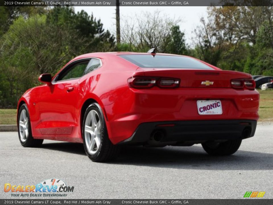 2019 Chevrolet Camaro LT Coupe Red Hot / Medium Ash Gray Photo #7