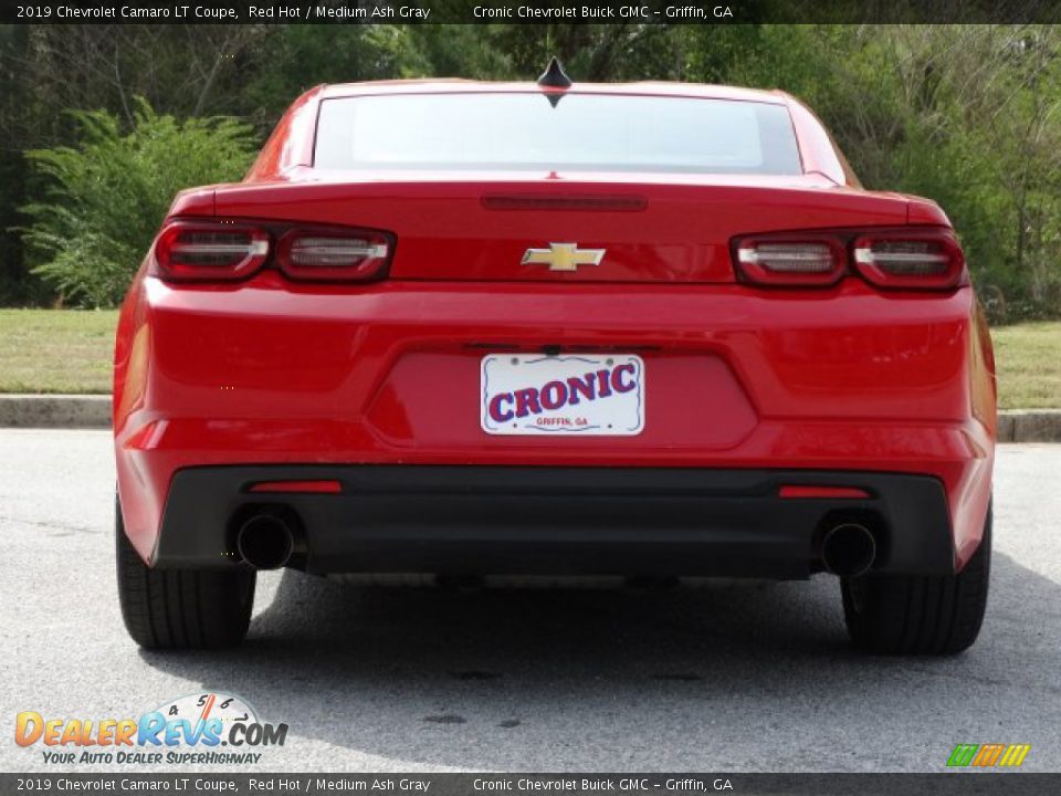 2019 Chevrolet Camaro LT Coupe Red Hot / Medium Ash Gray Photo #8