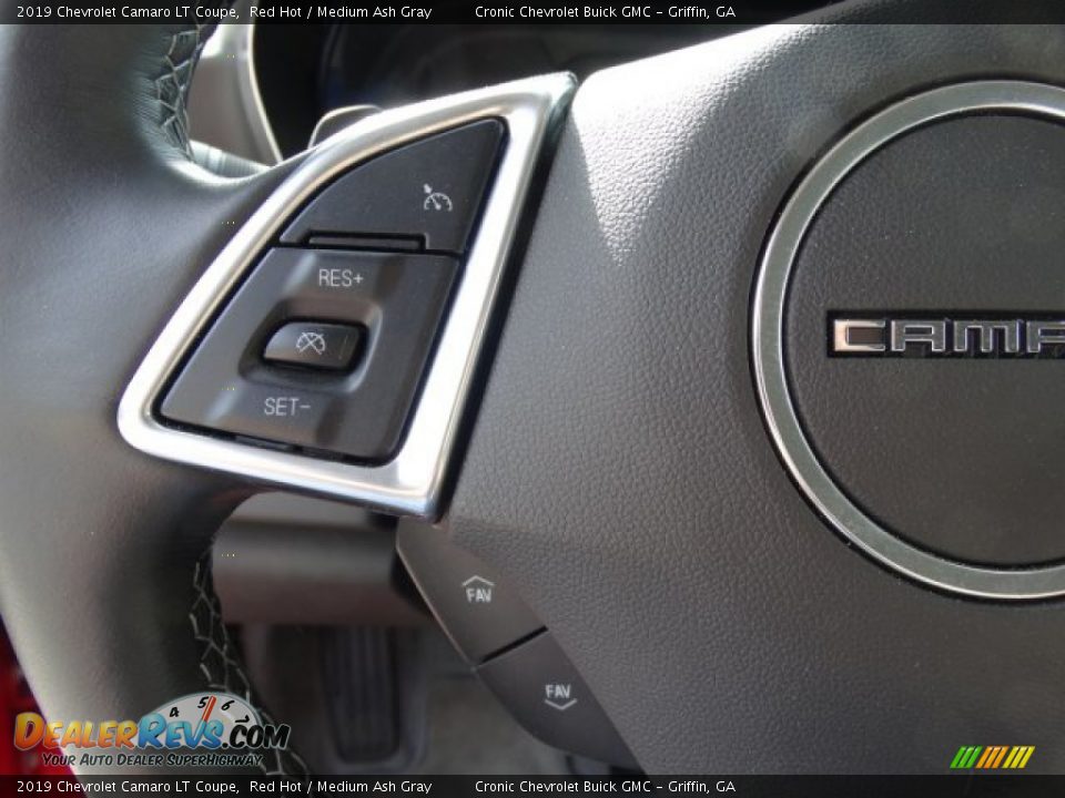 2019 Chevrolet Camaro LT Coupe Red Hot / Medium Ash Gray Photo #16