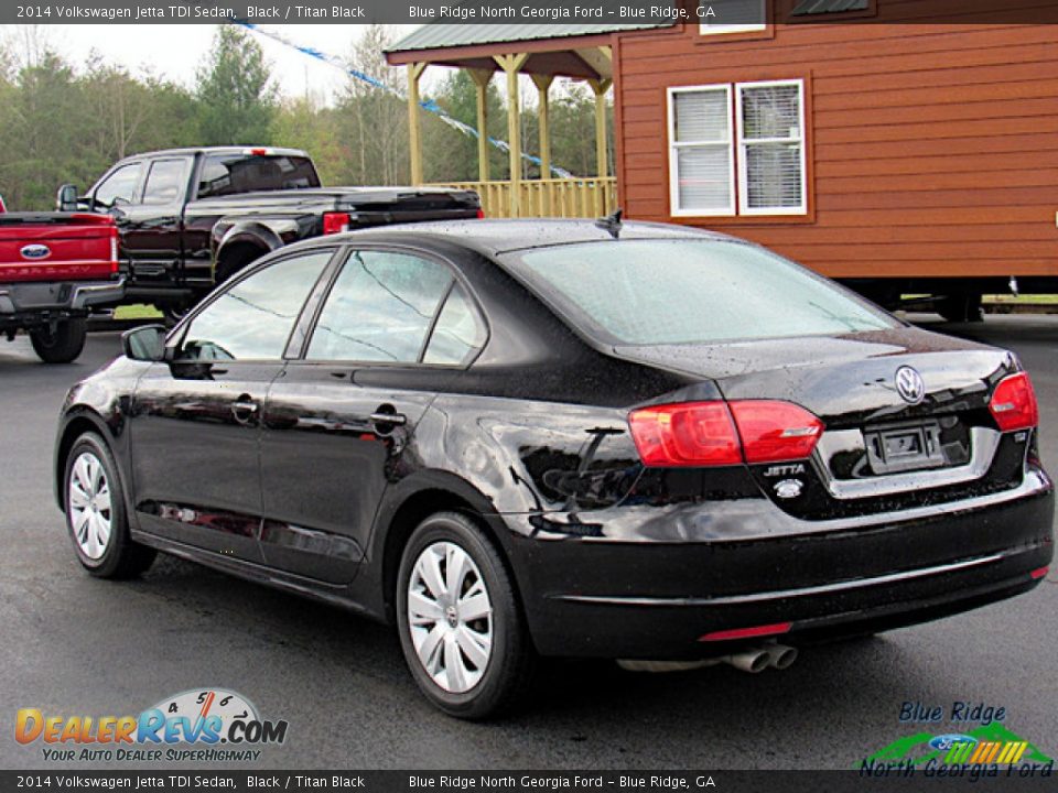 2014 Volkswagen Jetta TDI Sedan Black / Titan Black Photo #3