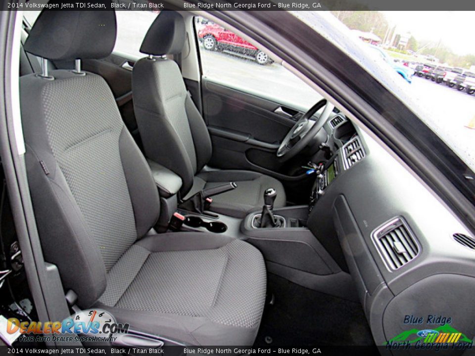2014 Volkswagen Jetta TDI Sedan Black / Titan Black Photo #11