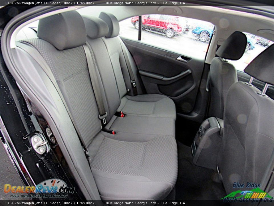 2014 Volkswagen Jetta TDI Sedan Black / Titan Black Photo #12
