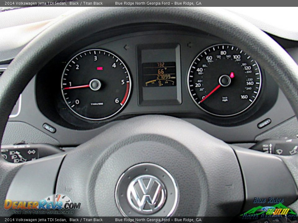 2014 Volkswagen Jetta TDI Sedan Black / Titan Black Photo #17