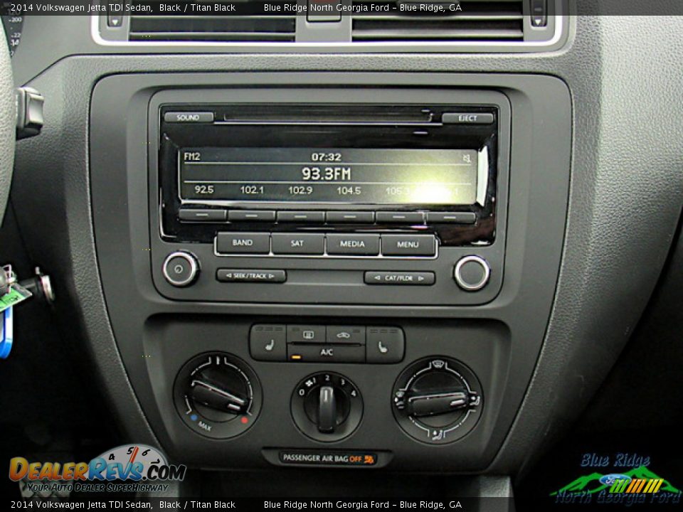 2014 Volkswagen Jetta TDI Sedan Black / Titan Black Photo #18