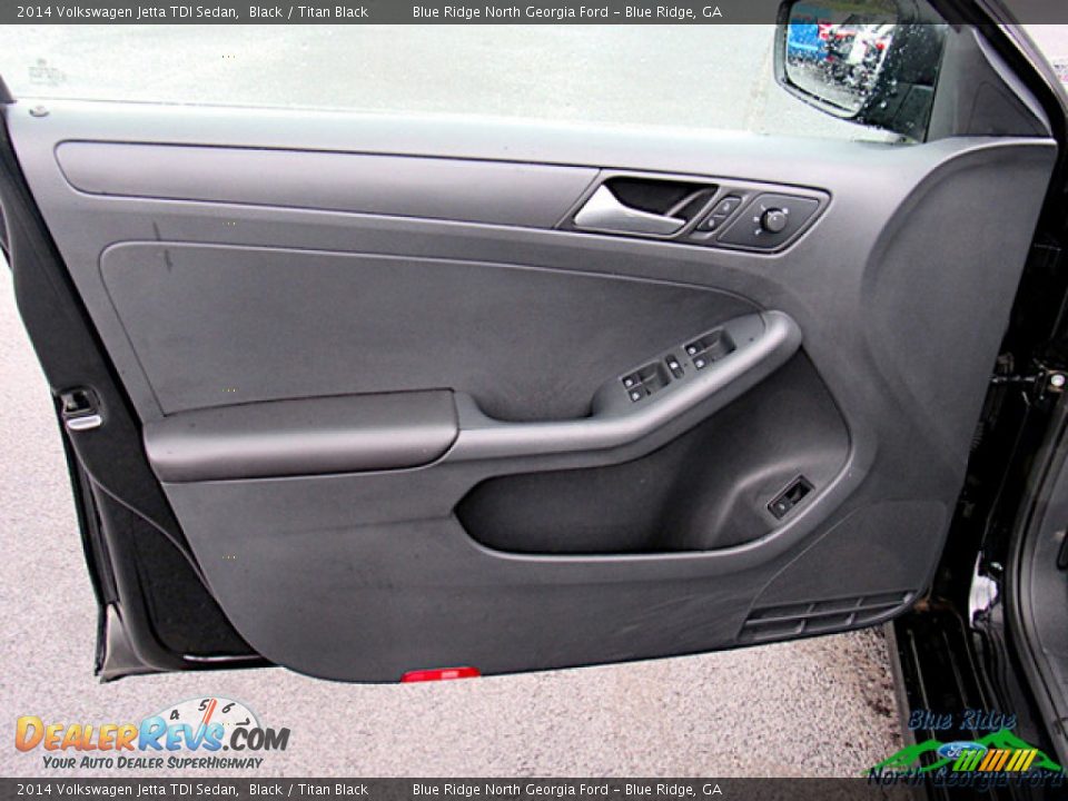 2014 Volkswagen Jetta TDI Sedan Black / Titan Black Photo #25