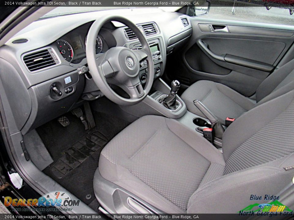 2014 Volkswagen Jetta TDI Sedan Black / Titan Black Photo #26