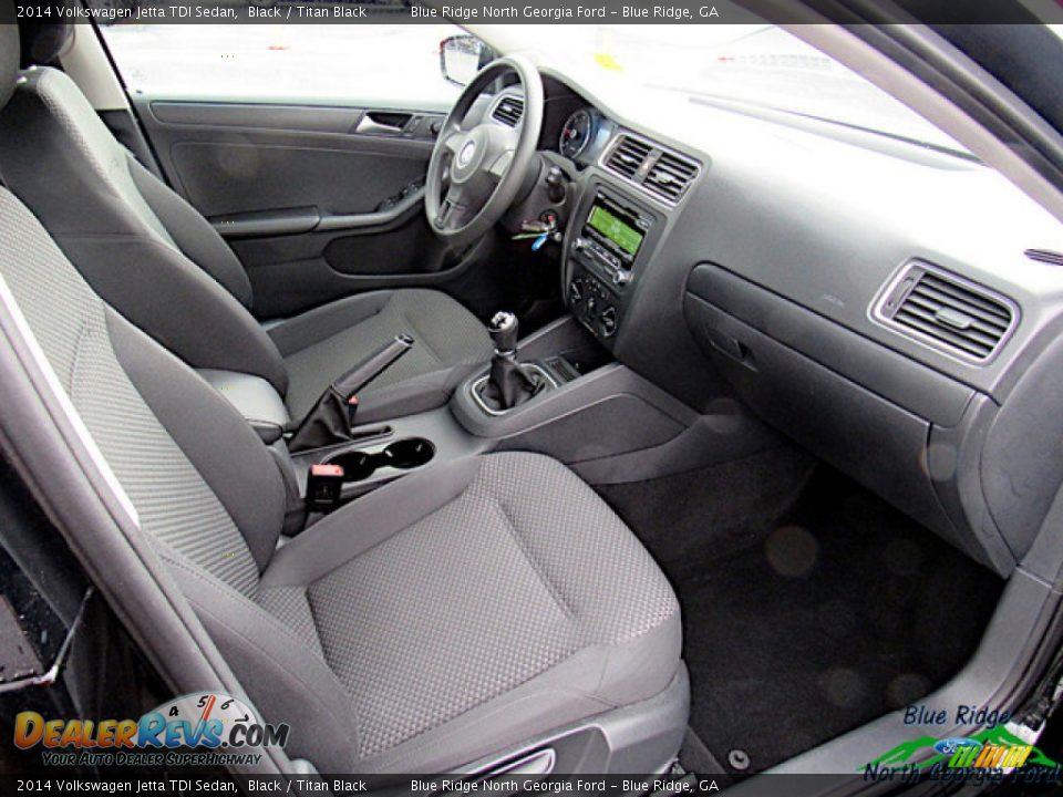 2014 Volkswagen Jetta TDI Sedan Black / Titan Black Photo #27
