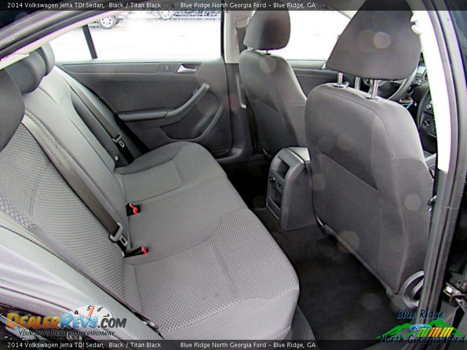 2014 Volkswagen Jetta TDI Sedan Black / Titan Black Photo #28