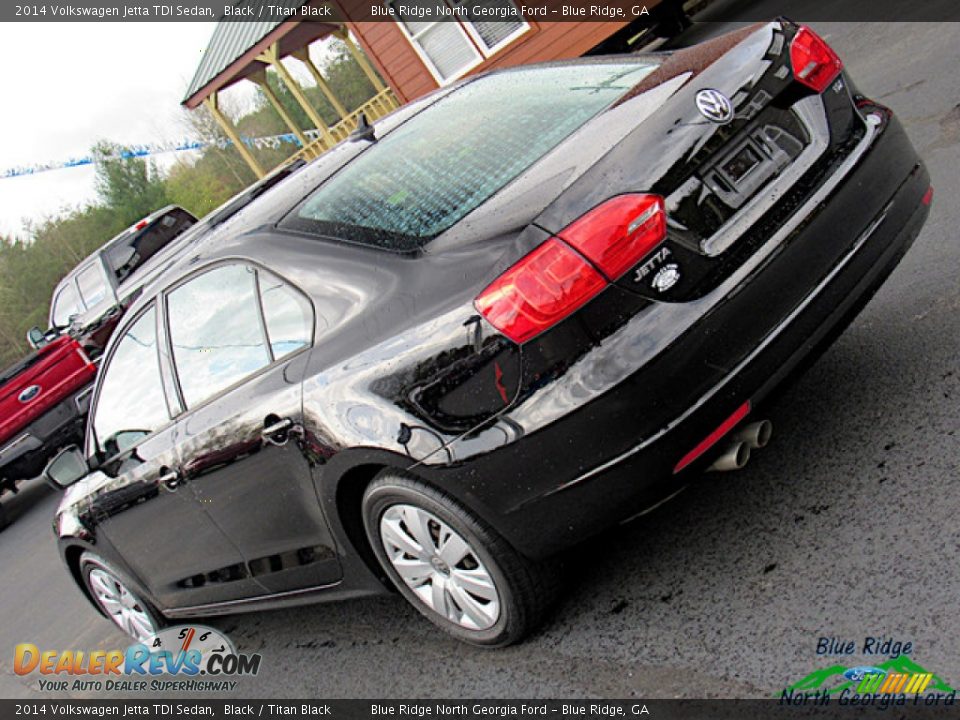 2014 Volkswagen Jetta TDI Sedan Black / Titan Black Photo #32