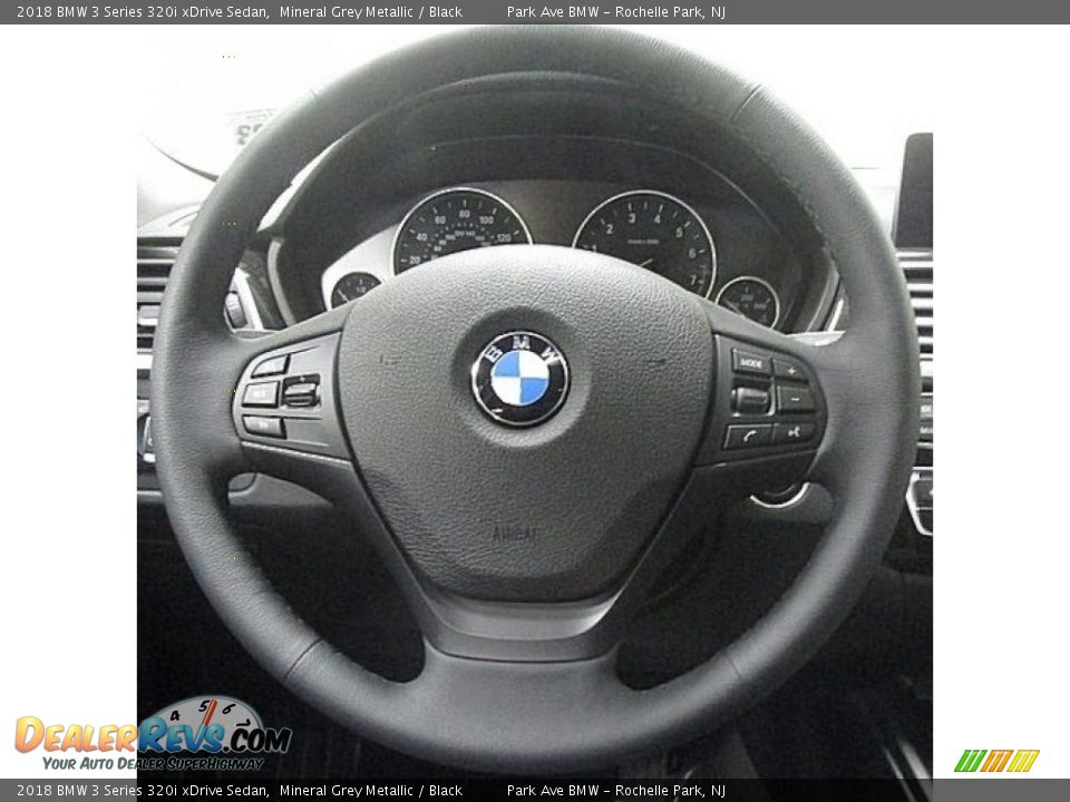 2018 BMW 3 Series 320i xDrive Sedan Mineral Grey Metallic / Black Photo #19