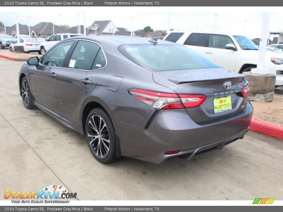 2019 Toyota Camry SE Predawn Gray Mica / Black Photo #6