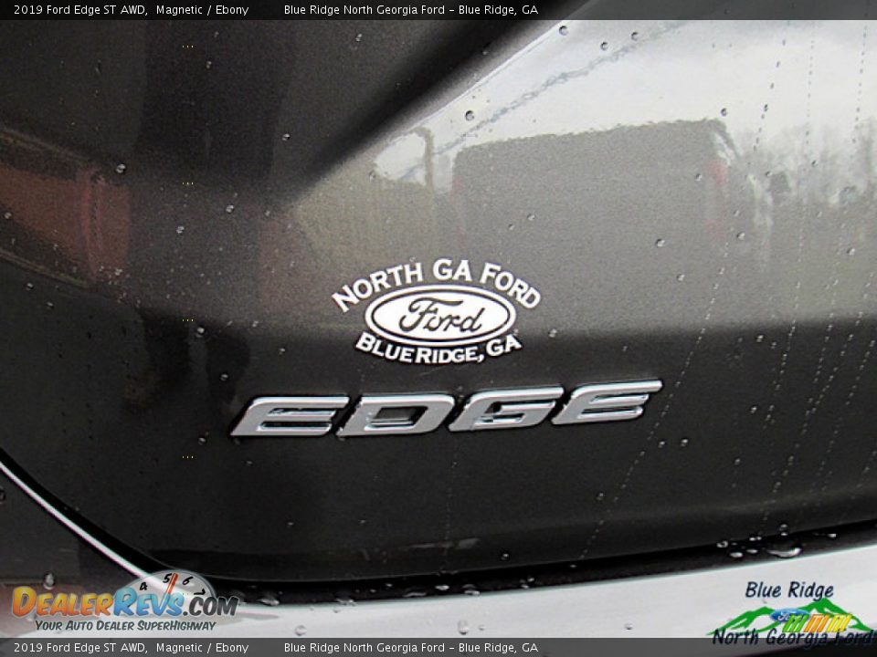 2019 Ford Edge ST AWD Magnetic / Ebony Photo #36
