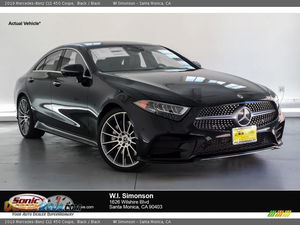 2019 Mercedes-Benz CLS 450 Coupe Black / Black Photo #1