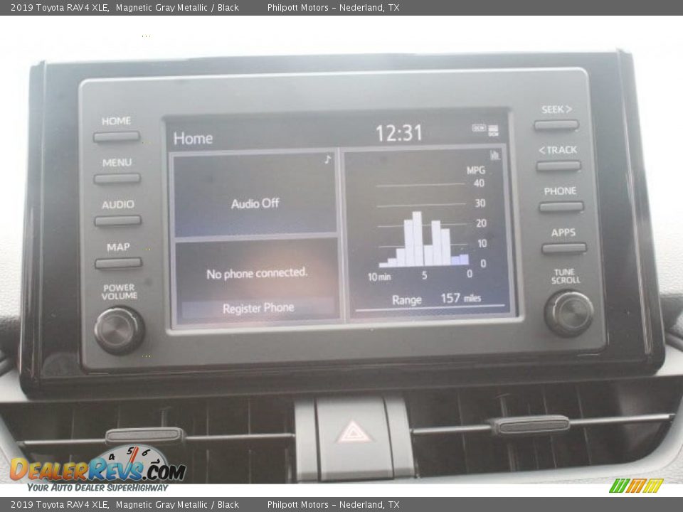 2019 Toyota RAV4 XLE Magnetic Gray Metallic / Black Photo #11