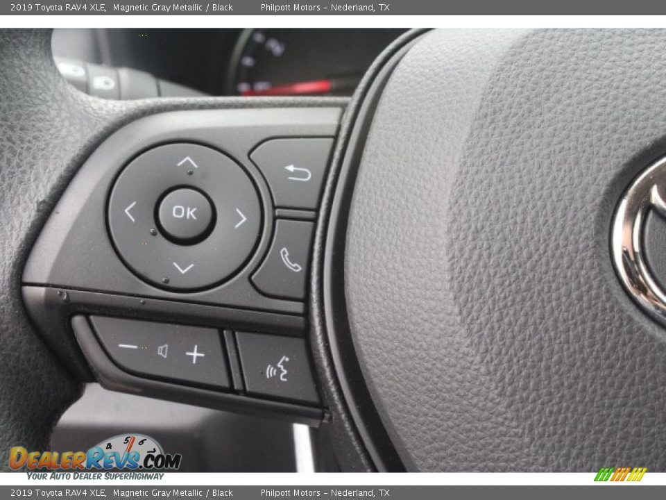 2019 Toyota RAV4 XLE Magnetic Gray Metallic / Black Photo #15