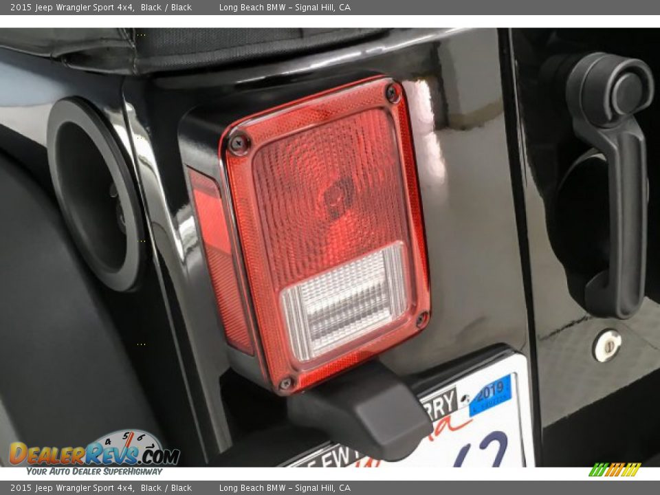 2015 Jeep Wrangler Sport 4x4 Black / Black Photo #23