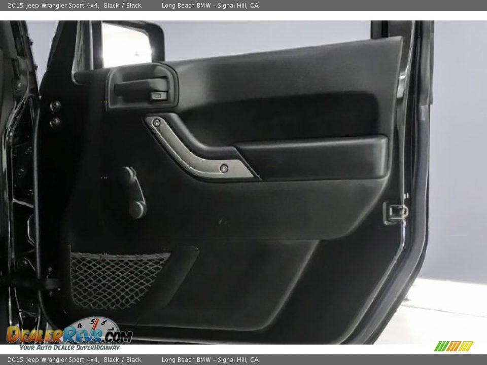 2015 Jeep Wrangler Sport 4x4 Black / Black Photo #25