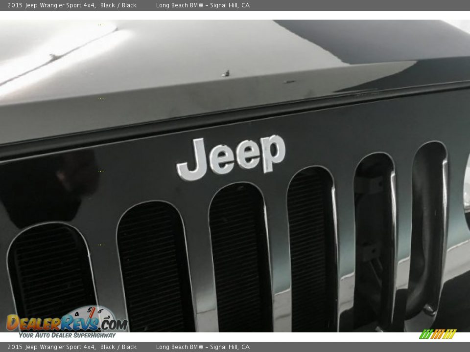 2015 Jeep Wrangler Sport 4x4 Black / Black Photo #28