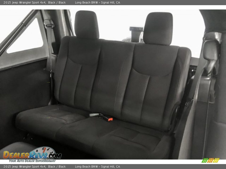 2015 Jeep Wrangler Sport 4x4 Black / Black Photo #30