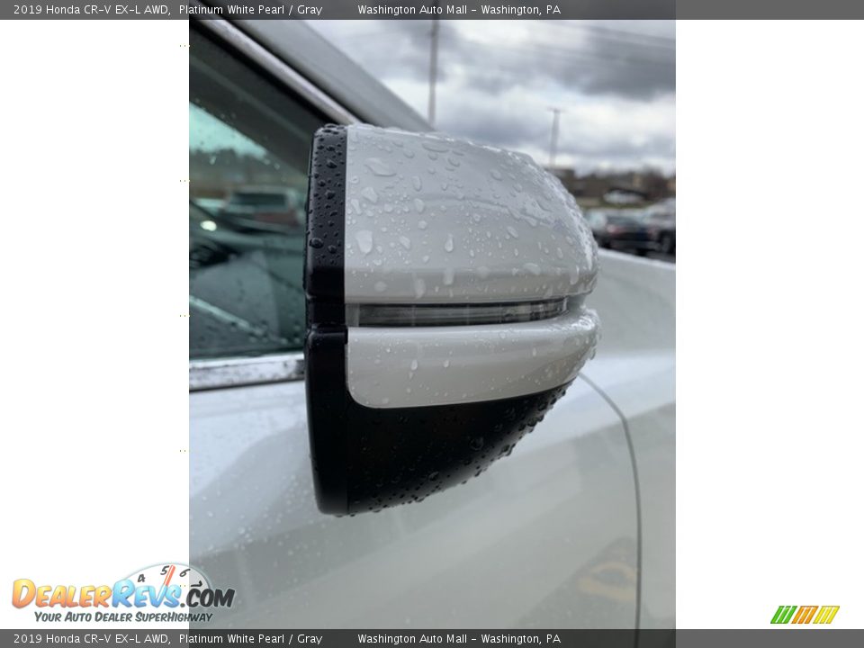 2019 Honda CR-V EX-L AWD Platinum White Pearl / Gray Photo #30