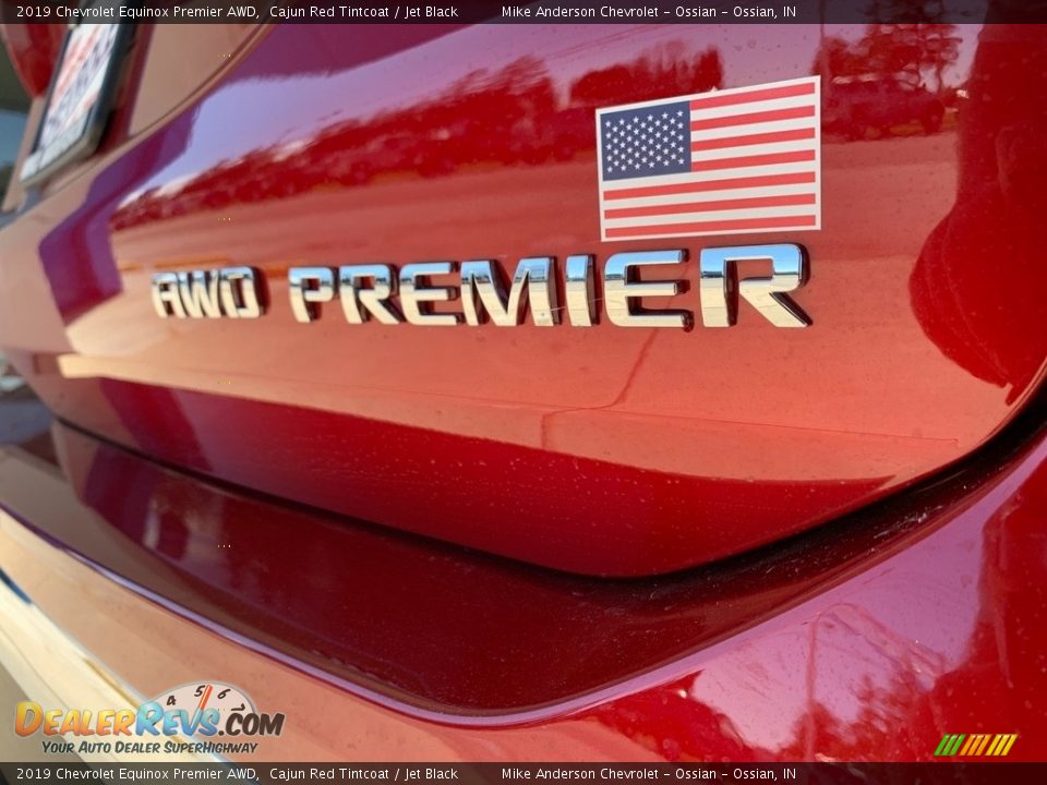 2019 Chevrolet Equinox Premier AWD Cajun Red Tintcoat / Jet Black Photo #11