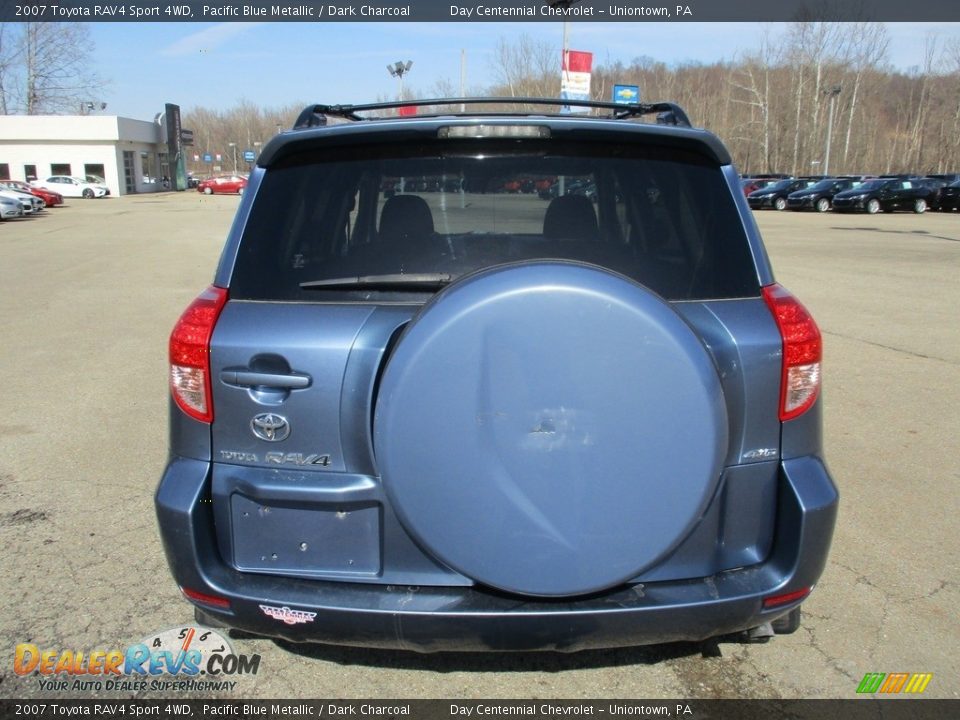 2007 Toyota RAV4 Sport 4WD Pacific Blue Metallic / Dark Charcoal Photo #7